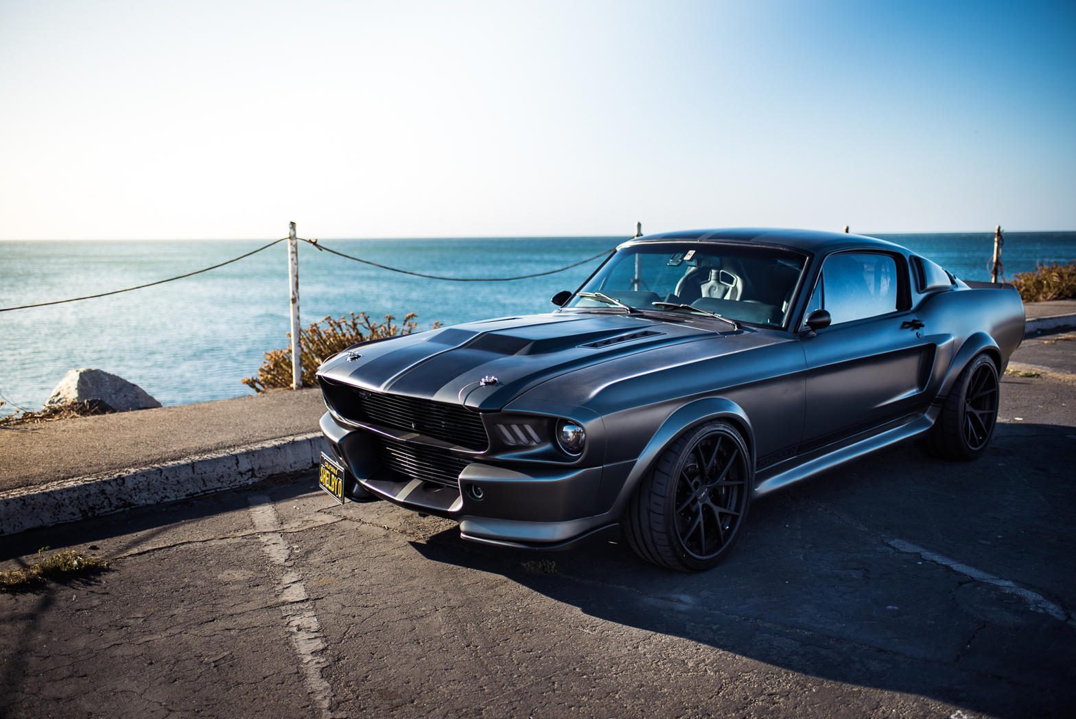 MAGStang GT500R on a coastal overlook