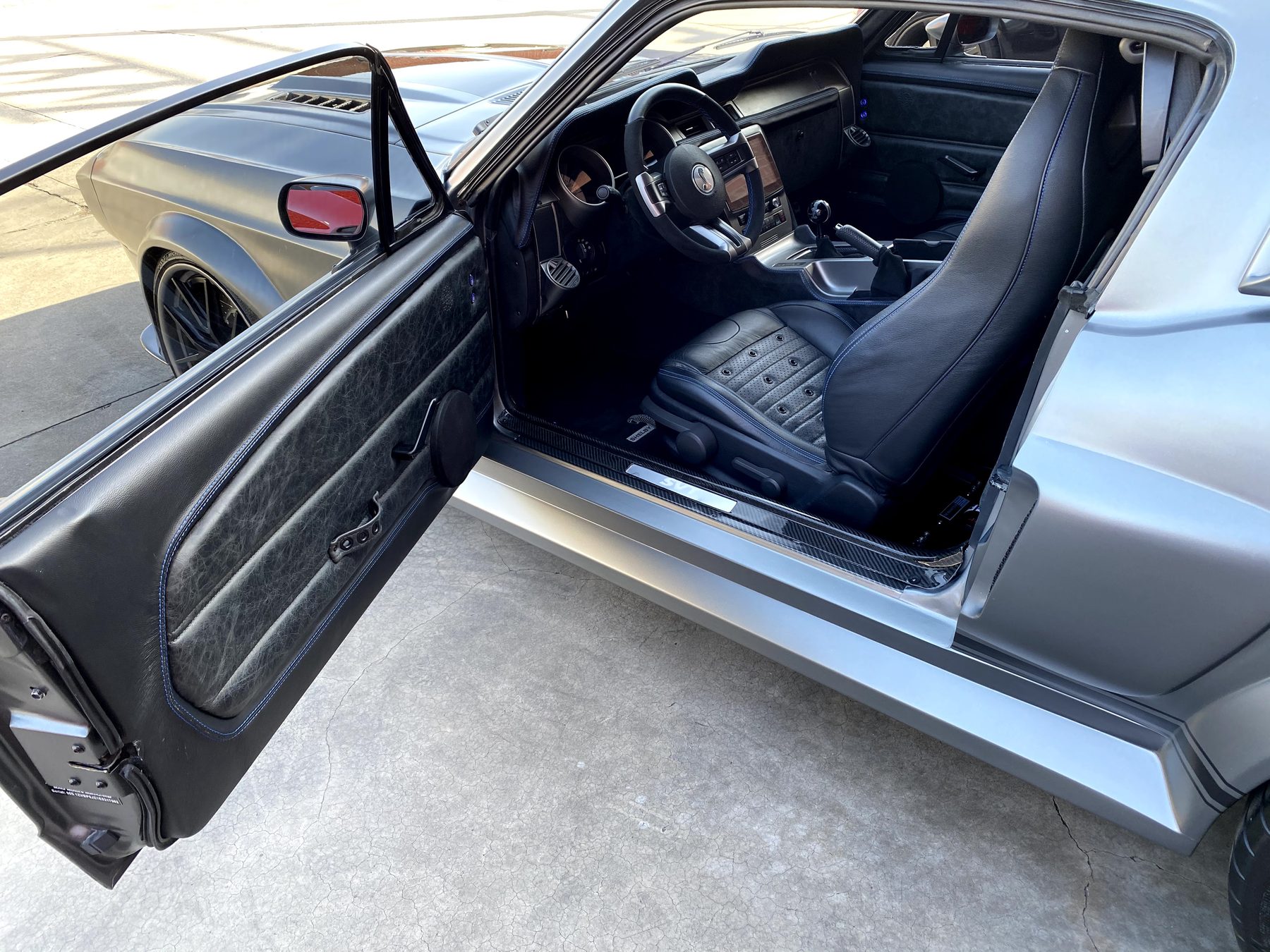 MAGStang bodywork in the MAG Motors shop